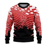 Personalized Nottingham Forest Pixel Flow Red Black Sweater Best Selling
