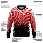 Personalized Nottingham Forest Pixel Flow Red Black Sweater Best Selling