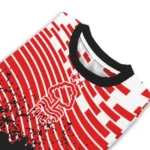 Personalized Nottingham Forest Pixel Flow Red Black Sweater Best Selling