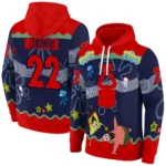 Personalized Nottingham Forest Spongebob Patrick Star Red Navy Hoodie Best Selling