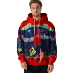 Personalized Nottingham Forest Spongebob Patrick Star Red Navy Hoodie Best Selling