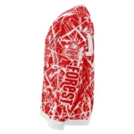 Personalized Nottingham Forest Streak Overlay Red Sweater Best Selling