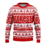 Personalized Nottingham Forest Tent Stripes Red White Sweater Best Selling