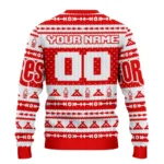 Personalized Nottingham Forest Tent Stripes Red White Sweater Best Selling