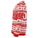 Personalized Nottingham Forest Tent Stripes Red White Sweater Best Selling