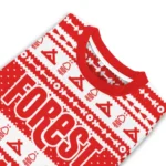 Personalized Nottingham Forest Tent Stripes Red White Sweater Best Selling