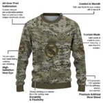 Personalized Real Madrid Camouflage Blend Sweater Best Selling