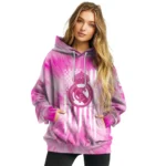 Personalized Real Madrid Cancer Support Pink Hoodie Best Selling
