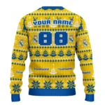 Personalized Real Madrid Christmas Designs Yellow Sweater Best Selling