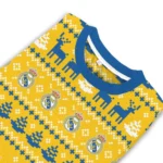 Personalized Real Madrid Christmas Designs Yellow Sweater Best Selling