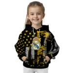 Personalized Real Madrid Distressed Flag Yellow Black Hoodie Best Selling