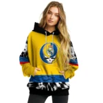 Personalized Real Madrid Grateful Vibes Yellow Hoodie Best Selling