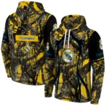 Personalized Real Madrid Hunting Theme Yellow Black Hoodie Best Selling