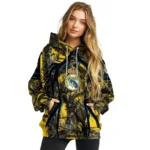 Personalized Real Madrid Hunting Theme Yellow Black Hoodie Best Selling