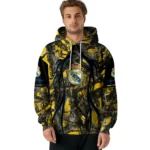 Personalized Real Madrid Hunting Theme Yellow Black Hoodie Best Selling