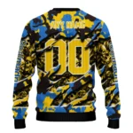 Personalized Real Madrid Skull Horde Yellow Sweater Best Selling