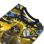 Personalized Real Madrid Skull Horde Yellow Sweater Best Selling