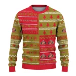 Personalized Sunderland Christmastree Bands White Sweater Best Selling