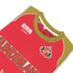 Personalized Sunderland Flame Border Red Sweater Best Selling