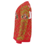 Personalized Sunderland Lattice Gridwork Red Sweater Best Selling