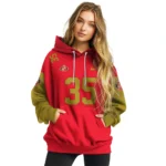 Personalized Sunderland Minimal Design Red Hoodie Best Selling