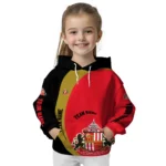Personalized Sunderland Minimalist Design Red Black Hoodie Best Selling