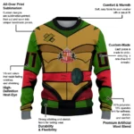 Personalized Sunderland Ninja Turtle Sweater Best Selling