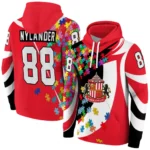 Personalized Sunderland Puzzle Pieces Red Hoodie Best Selling