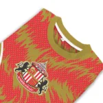 Personalized Sunderland Swirl Flow Red Sweater Best Selling