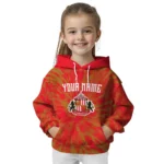 Personalized Sunderland Tie Dye Pattern Red Hoodie Best Selling