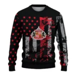 Personalized Sunderland Vintage Usa Flag Black Sweater Best Selling