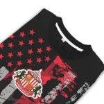 Personalized Sunderland Vintage Usa Flag Black Sweater Best Selling
