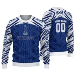 Personalized Tottenham Hotspur Chevron Pattern Navy Sweater Best Selling