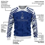 Personalized Tottenham Hotspur Chevron Pattern Navy Sweater Best Selling