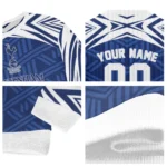 Personalized Tottenham Hotspur Chevron Pattern Navy Sweater Best Selling