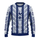 Personalized Tottenham Hotspur Chevron Rows Navy Sweater Best Selling