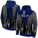 Personalized Tottenham Hotspur Flame Design Navy Hoodie Best Selling
