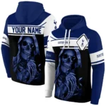 Personalized Tottenham Hotspur Grim Reaper Navy Black Hoodie Best Selling