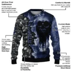 Personalized Tottenham Hotspur Skull Collage Navy Sweater Best Selling