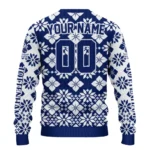 Personalized Tottenham Hotspur Snowflake Matrix Navy Sweater Best Selling