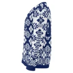 Personalized Tottenham Hotspur Snowflake Matrix Navy Sweater Best Selling