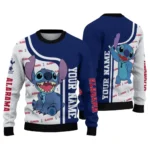 Personalized Tottenham Hotspur Stitch Art Prints Navy Sweater Best Selling