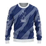 Personalized Tottenham Hotspur Stripe Motion Navy Sweater Best Selling