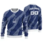 Personalized Tottenham Hotspur Stripe Motion Navy Sweater Best Selling