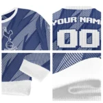 Personalized Tottenham Hotspur Stripe Motion Navy Sweater Best Selling