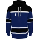 Personalized Tottenham Hotspur Striped Pattern Navy Hoodie Best Selling