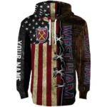 Personalized West Ham United American Pride Hoodie Best Selling