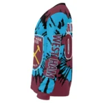 Personalized West Ham United Burst Swirl Claret Sweater Best Selling