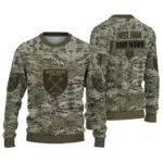 Personalized West Ham United Camouflage Blend Sweater Best Selling