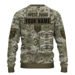 Personalized West Ham United Camouflage Blend Sweater Best Selling